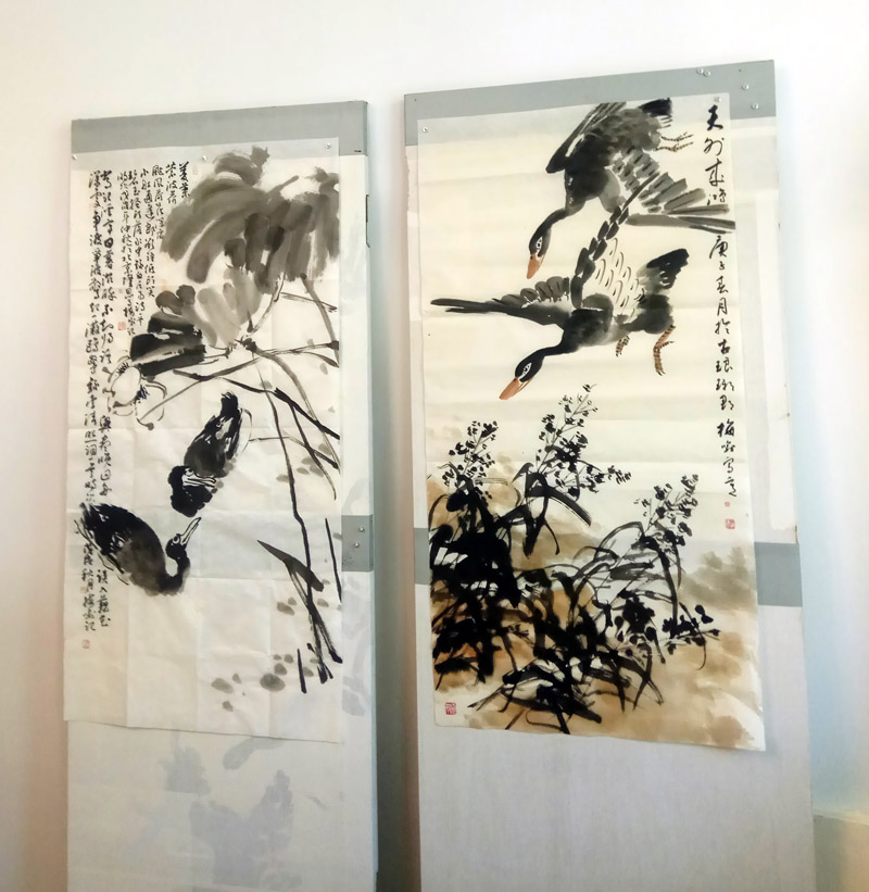 天外来鸿画作